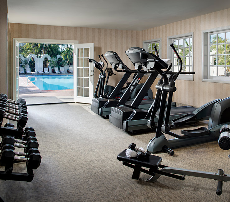 Fitness Center, an amenity of the Bahia Beach and Boat Club members